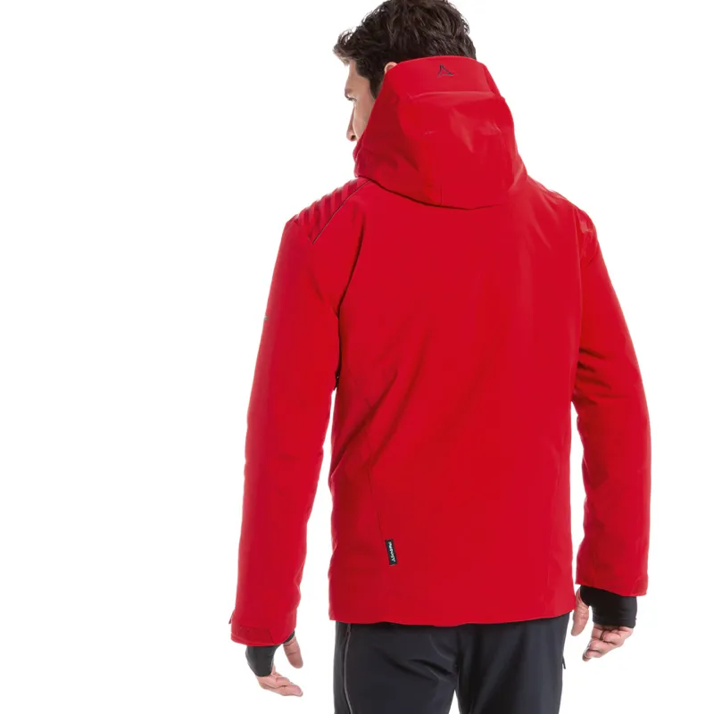 Schoffel Maroispitz Mens Ski Jacket in Red-4